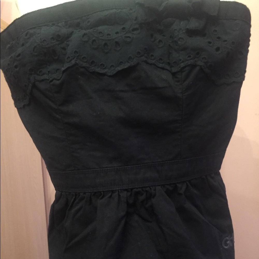 Hilly Hicks Sydney Navy Strapless Boob tube top